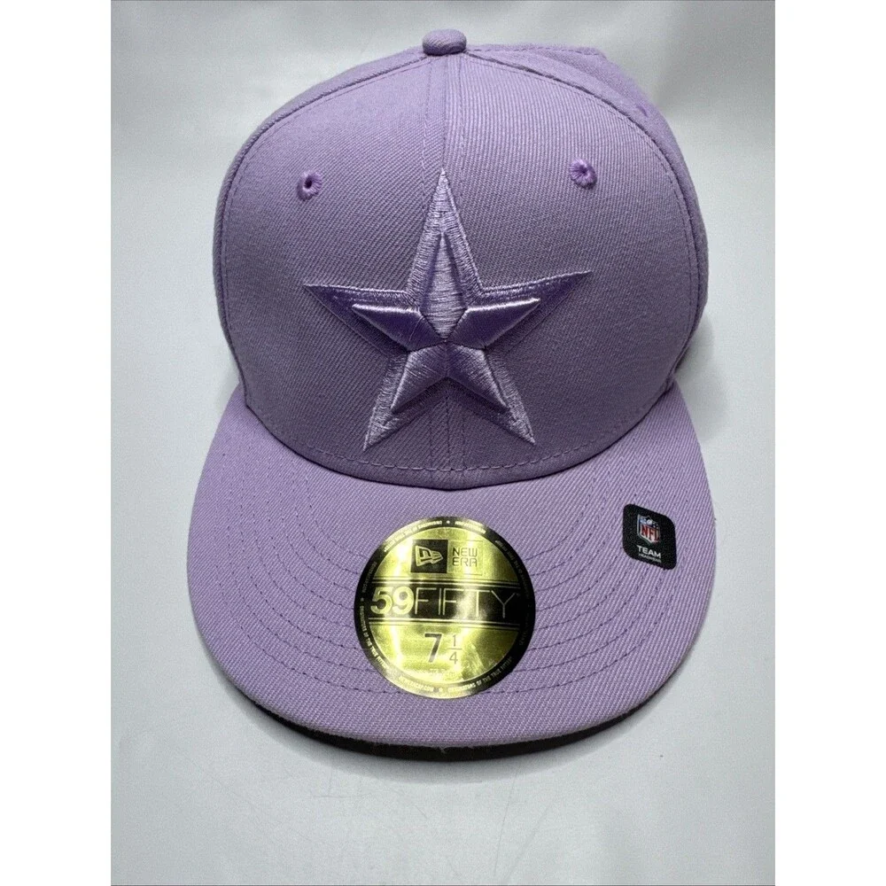 Dallas Cowboys 2024 NFL New Era 59FIFTY ColorPack Fitted Hat 7 1/4 Pastel Purple